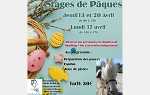 Stage de Pâques